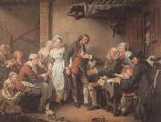 Jean Baptiste Greuze, L'Accordee du Village (mk08)